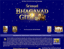 Tablet Screenshot of bhagavad-gita.org